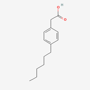 B4821305 2-(4-Hexylphenyl)acetic acid CAS No. 14377-22-1