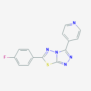 6-(4-Fluorophenyl)-3-(4-pyridinyl)[1,2,4]triazolo[3,4-b][1,3,4]thiadiazole