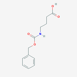 molecular formula C12H15NO4 B482132 4-(((苄氧羰基)氨基)丁酸 CAS No. 5105-78-2