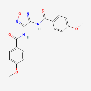 N,N'-1,2,5-oxadiazole-3,4-diylbis(4-methoxybenzamide)