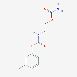 3-methylphenyl {2-[(aminocarbonyl)oxy]ethyl}carbamate