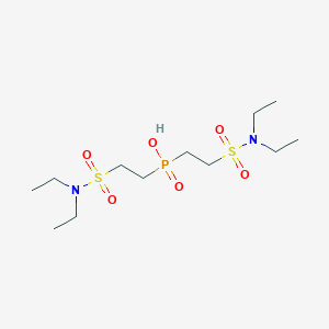 bis{2-[(diethylamino)sulfonyl]ethyl}phosphinic acid