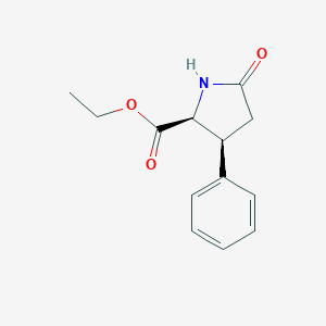 ethyl (2S,3S)-5-oxo-3-phenylpyrrolidine-2-carboxylate