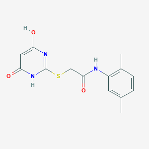 2-[(4,6-dihydroxy-2-pyrimidinyl)thio]-N-(2,5-dimethylphenyl)acetamide