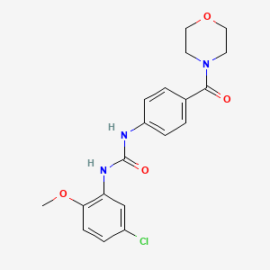 N-(5-chloro-2-methoxyphenyl)-N'-[4-(4-morpholinylcarbonyl)phenyl]urea