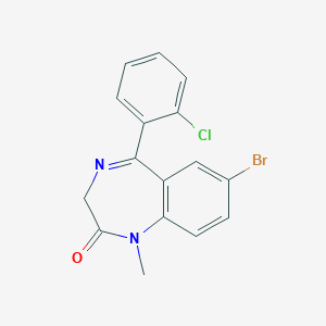 7-Bromo-5-(2-chlorophenyl)-1-methyl-1,3-dihydro-2H-1,4-benzodiazepin-2-one