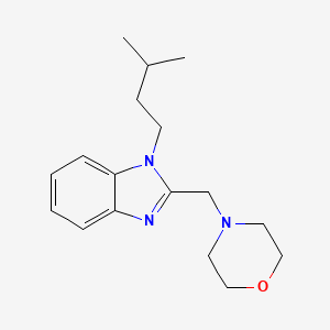 1-(3-METHYLBUTYL)-2-[(MORPHOLIN-4-YL)METHYL]-1H-1,3-BENZODIAZOLE