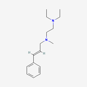 N',N'-diethyl-N-methyl-N-[(E)-3-phenylprop-2-enyl]ethane-1,2-diamine