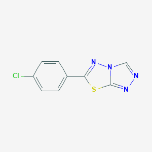 6-(4-chlorophenyl)-[1,2,4]triazolo[3,4-b][1,3,4]thiadiazole