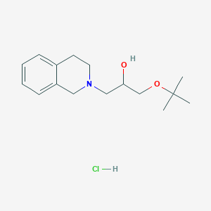 1-tert-butoxy-3-(3,4-dihydro-2(1H)-isoquinolinyl)-2-propanol hydrochloride