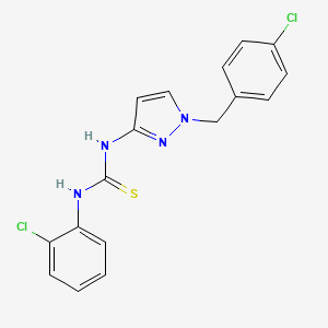 N-[1-(4-chlorobenzyl)-1H-pyrazol-3-yl]-N'-(2-chlorophenyl)thiourea