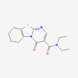 N,N-diethyl-4-oxo-6,7,8,9-tetrahydro-4H-pyrimido[2,1-b][1,3]benzothiazole-3-carboxamide