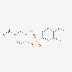 (2-Chloro-4-formylphenyl) naphthalene-2-sulfonate