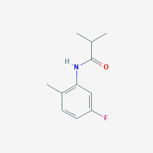 molecular formula C11H14FNO B4821846 N-(5-fluoro-2-methylphenyl)-2-methylpropanamide 