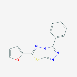 6-(2-Furyl)-3-phenyl[1,2,4]triazolo[3,4-b][1,3,4]thiadiazole