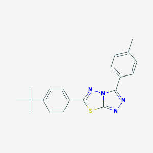 6-(4-Tert-butylphenyl)-3-(4-methylphenyl)[1,2,4]triazolo[3,4-b][1,3,4]thiadiazole