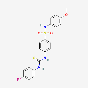 4-({[(4-fluorophenyl)amino]carbonothioyl}amino)-N-(4-methoxyphenyl)benzenesulfonamide