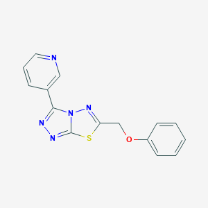 6-(Phenoxymethyl)-3-(pyridin-3-yl)[1,2,4]triazolo[3,4-b][1,3,4]thiadiazole