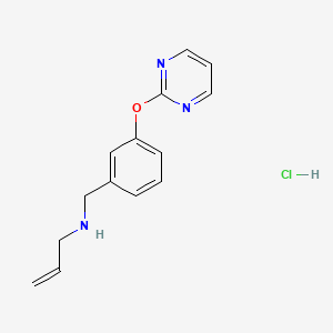 N-[3-(2-pyrimidinyloxy)benzyl]-2-propen-1-amine hydrochloride