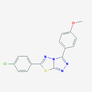 6-(4-Chlorophenyl)-3-(4-methoxyphenyl)[1,2,4]triazolo[3,4-b][1,3,4]thiadiazole