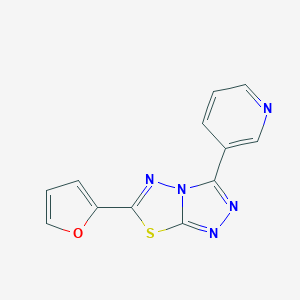 6-(2-Furyl)-3-(3-pyridinyl)[1,2,4]triazolo[3,4-b][1,3,4]thiadiazole