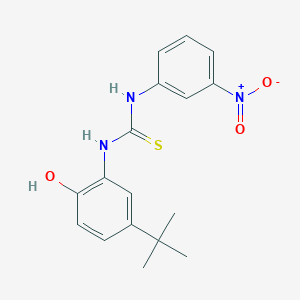 N-(5-tert-butyl-2-hydroxyphenyl)-N'-(3-nitrophenyl)thiourea