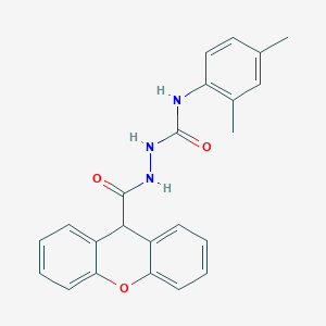 N-(2,4-dimethylphenyl)-2-(9H-xanthen-9-ylcarbonyl)hydrazinecarboxamide