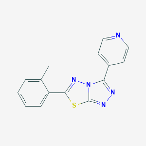 6-(2-Methylphenyl)-3-(4-pyridinyl)[1,2,4]triazolo[3,4-b][1,3,4]thiadiazole