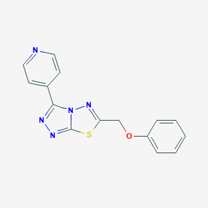 6-(Phenoxymethyl)-3-(pyridin-4-yl)[1,2,4]triazolo[3,4-b][1,3,4]thiadiazole