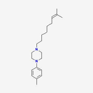 molecular formula C21H34N2 B4822201 1-(8-methyl-7-nonen-1-yl)-4-(4-methylphenyl)piperazine CAS No. 415946-12-2