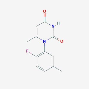 1-(2-fluoro-5-methylphenyl)-6-methyl-2,4(1H,3H)-pyrimidinedione