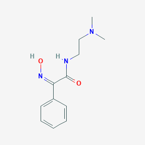 (2Z)-N-[2-(dimethylamino)ethyl]-2-(hydroxyimino)-2-phenylethanamide