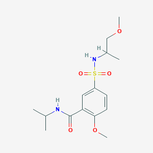 N-isopropyl-2-methoxy-5-{[(2-methoxy-1-methylethyl)amino]sulfonyl}benzamide