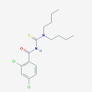 2,4-dichloro-N-[(dibutylamino)carbonothioyl]benzamide