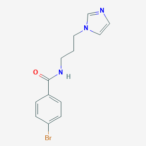 4-bromo-N-[3-(1H-imidazol-1-yl)propyl]benzamide