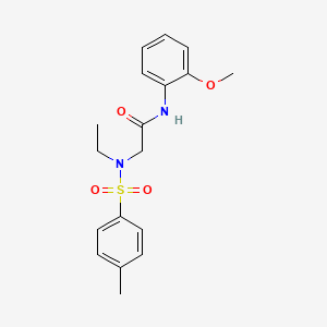 N~2~-ethyl-N~1~-(2-methoxyphenyl)-N~2~-[(4-methylphenyl)sulfonyl]glycinamide