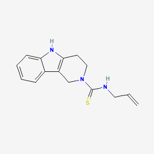 molecular formula C15H17N3S B4822396 N-allyl-1,3,4,5-tetrahydro-2H-pyrido[4,3-b]indole-2-carbothioamide 