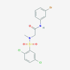 N~1~-(3-bromophenyl)-N~2~-[(2,5-dichlorophenyl)sulfonyl]-N~2~-methylglycinamide