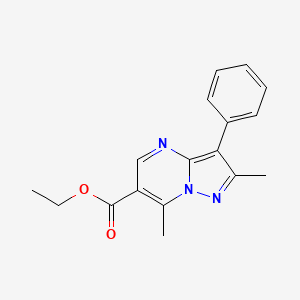 ethyl 2,7-dimethyl-3-phenylpyrazolo[1,5-a]pyrimidine-6-carboxylate