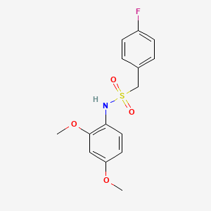 N-(2,4-dimethoxyphenyl)-1-(4-fluorophenyl)methanesulfonamide