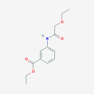 ethyl 3-[(ethoxyacetyl)amino]benzoate