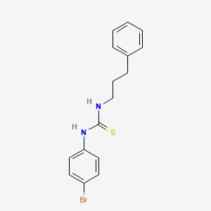 N-(4-bromophenyl)-N'-(3-phenylpropyl)thiourea