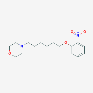 molecular formula C16H24N2O4 B4822569 4-[6-(2-nitrophenoxy)hexyl]morpholine 