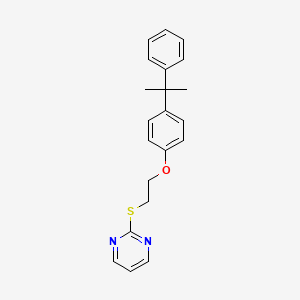 2-({2-[4-(1-methyl-1-phenylethyl)phenoxy]ethyl}thio)pyrimidine