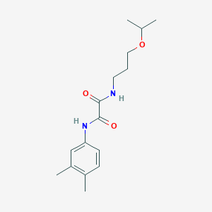 molecular formula C16H24N2O3 B4822724 N-(3,4-dimethylphenyl)-N'-(3-isopropoxypropyl)ethanediamide 