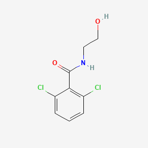 molecular formula C9H9Cl2NO2 B4822826 2,6-dichloro-N-(2-hydroxyethyl)benzamide 