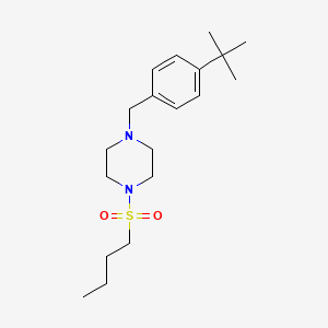 1-[4-(TERT-BUTYL)BENZYL]-4-(BUTYLSULFONYL)PIPERAZINE