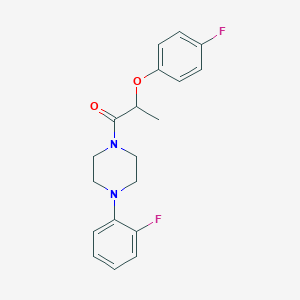 1-[2-(4-fluorophenoxy)propanoyl]-4-(2-fluorophenyl)piperazine