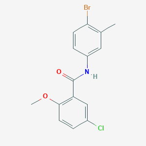 N-(4-bromo-3-methylphenyl)-5-chloro-2-methoxybenzamide