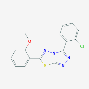 3-(2-Chlorophenyl)-6-(2-methoxyphenyl)-[1,2,4]triazolo[3,4-b][1,3,4]thiadiazole